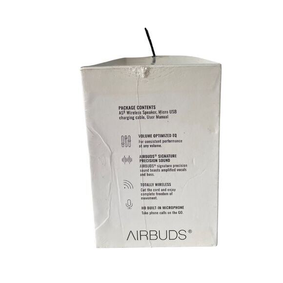 AS8 Airbuds Wireless Speaker Bluetooth 30ft Handsfree Calling 8Hrs Playtime - Picture 7 of 9